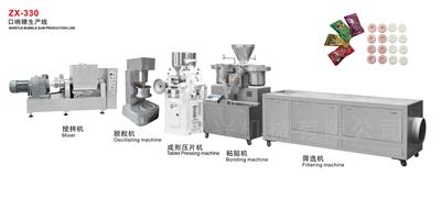 ZX-330 WHISTLE BUBBLE GUM PRODUCTION LINE