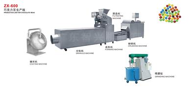 ZX-600 PRODUCTION LINE FOR CHOCOLATE BEAN